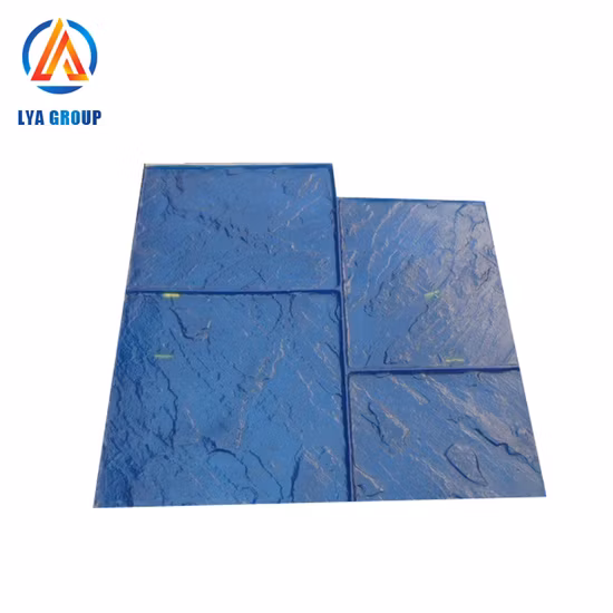 Low Price Silicone Rubber Floor Stamped Patterns Mould Imprint Concrete Stamp Mats Mold
